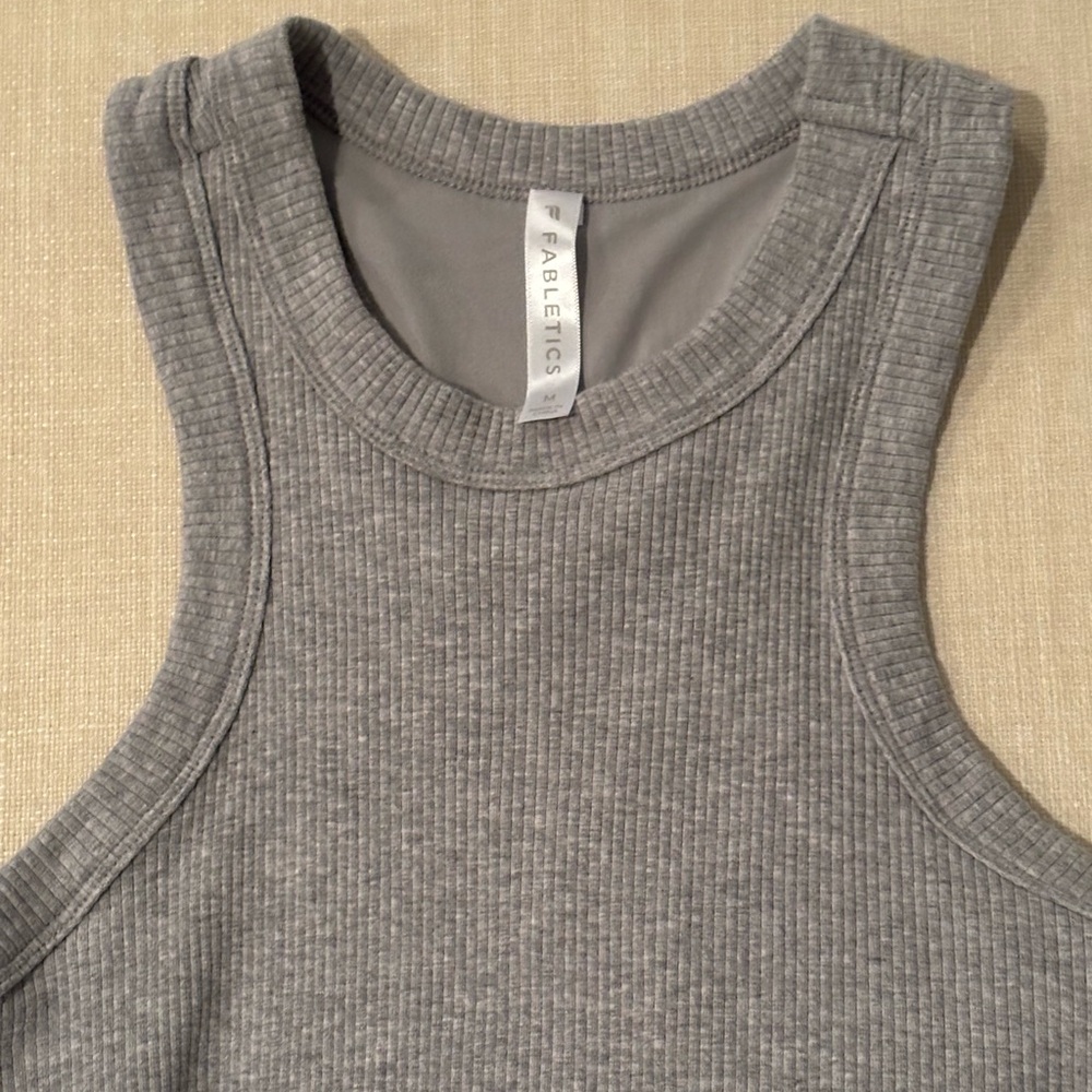 Fabletics High Neck Ribbed Tank M - Picture 4 of 7